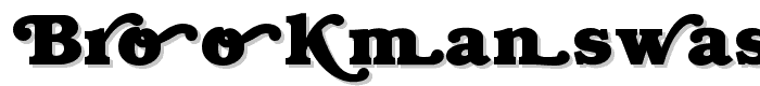 BrookmanSwash Bold font